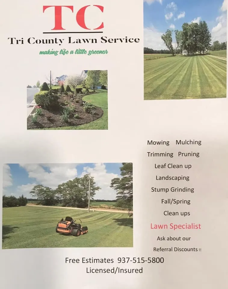 Professional garden landscaping in Winchester, OH by Tri County Lawn Service