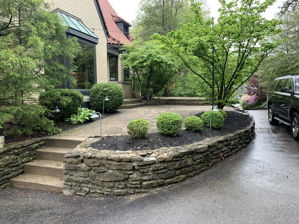 Custom outdoor landscaping with custom design across Dry Ridge, KY - Tri-state Landscaping Services