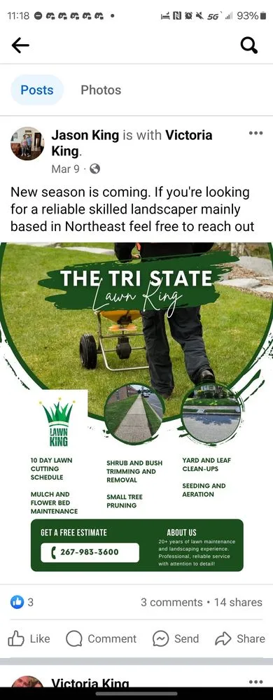 Expert residential landscaping for beautiful yards in Salem, NJ by Tri-State Lawn King