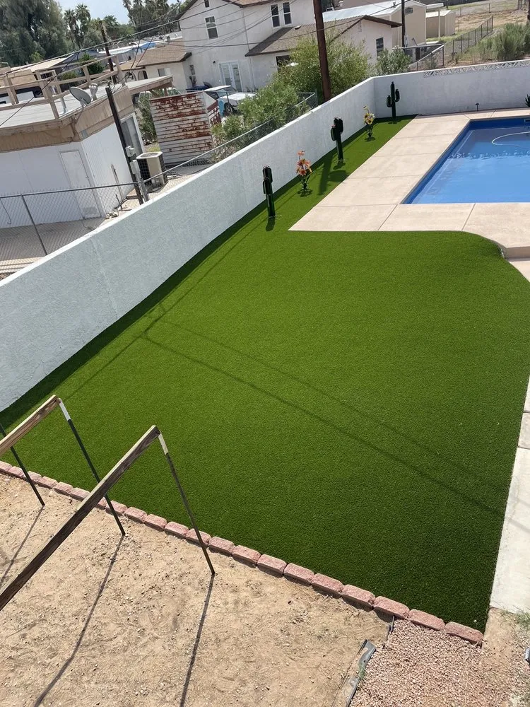 Affordable residential landscaping with custom design in Bullhead City, AZ by Tri State Turf