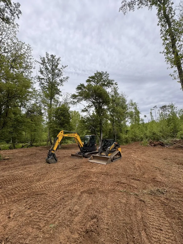 Top-rated lawn mowing service for year-round maintenance in King, NC by Triad Land Construction