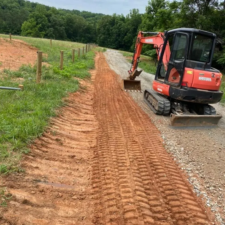 Local residential landscaping with custom design in King, NC by Triad Land Construction