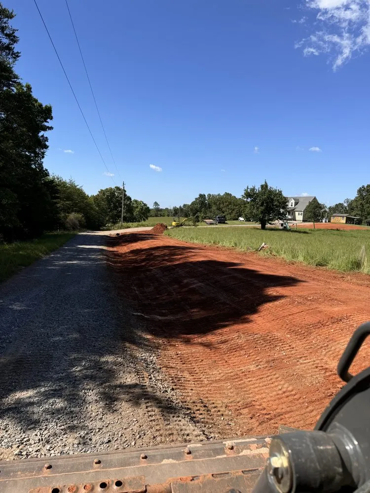 Affordable landscape installation in King, NC by Triad Land Construction