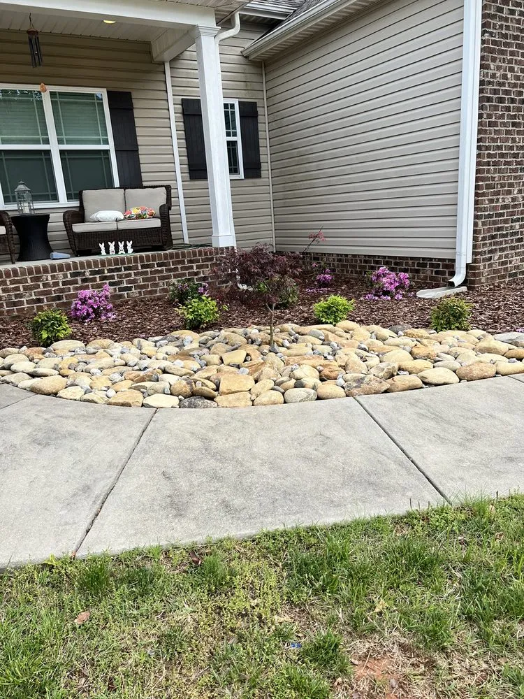 Custom residential landscaping with custom design across Reidsville, NC - Triad Landscape Solutions