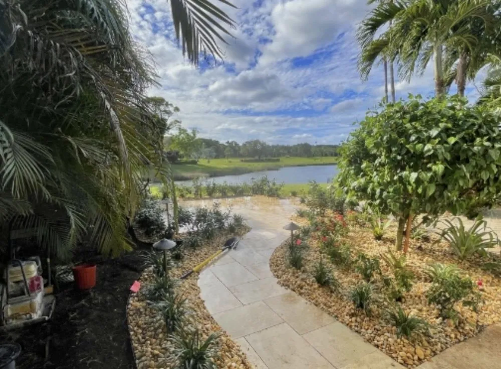 Expert lawn mowing service for outdoor upgrades in Palatka, FL by Tridents Edge Solutions