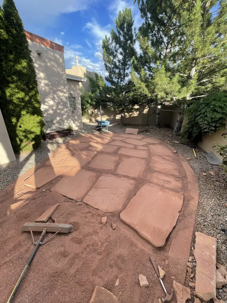 Affordable landscape installation for homes across Albuquerque, NM - Trillanes Landscaping