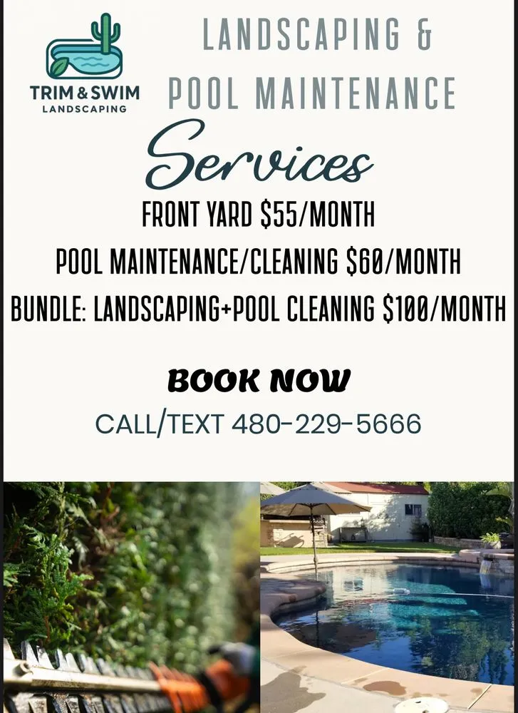Custom lawn care service in Buckeye, AZ - Trim & Swim Landscaping