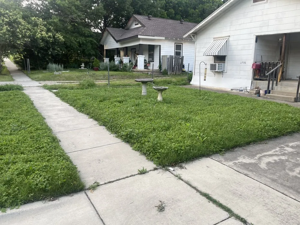 Local yard cleanup service for residential properties across Fort Worth, TX - Trim Tags Lawn & Landscape