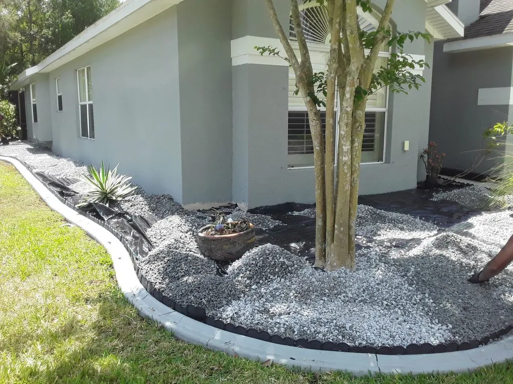 Custom residential landscaping for residential properties across New Port Richey, FL - Trim Time Tree Service