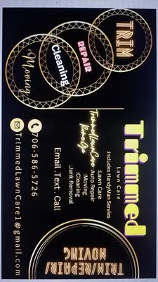 Trimmed Lawn Care Logo