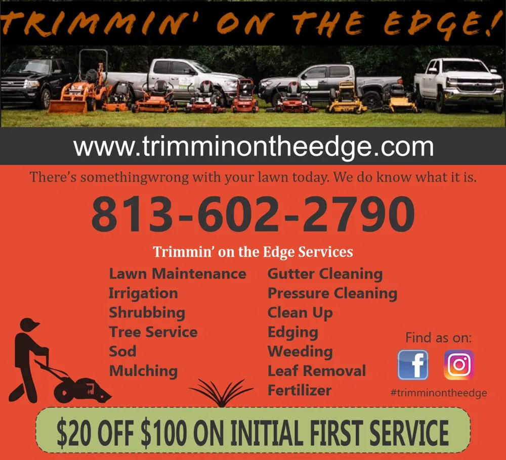 Custom garden landscaping for year-round maintenance across Hudson, FL - Trimmin' on the Edge