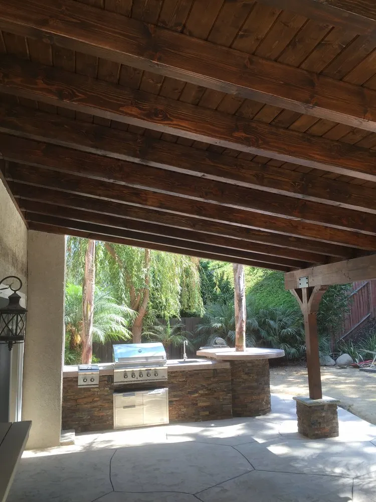 Professional yard cleanup service with custom design in Granada Hills, CA by Trinidad Landscaping