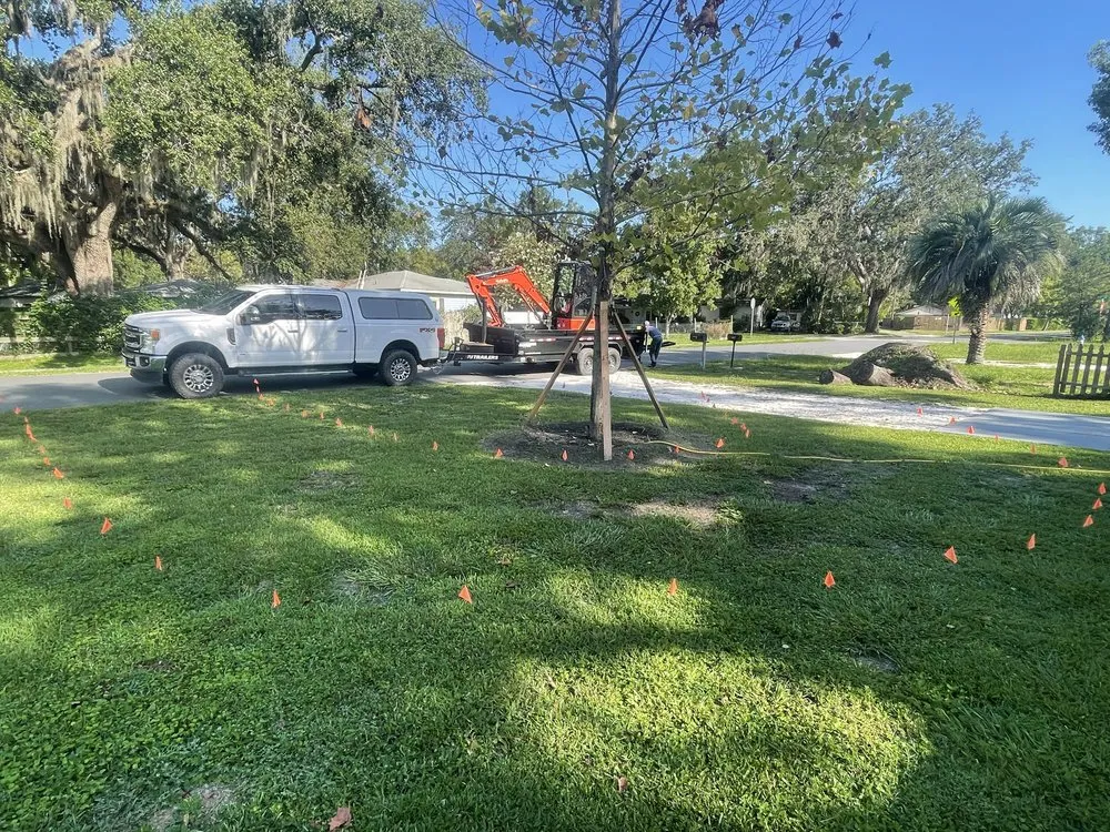 Top-rated lawn mowing service with custom design across Brooksville, FL - Trinity Land Solutions