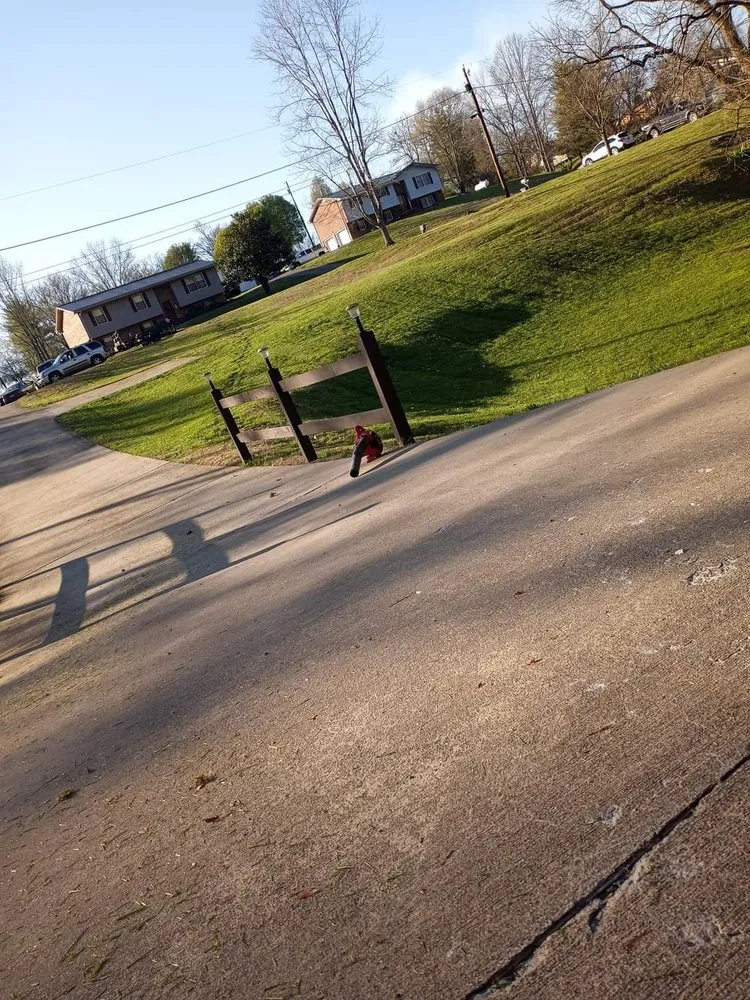 Local landscape installation with custom design in Kingsport, TN by Trinity lawn care