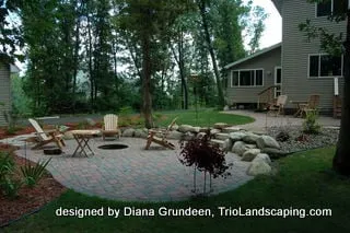 Reliable garden landscaping in Minneapolis, MN by Trio Landscaping