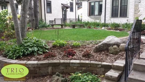 Expert garden landscaping in Minneapolis, MN by Trio Landscaping