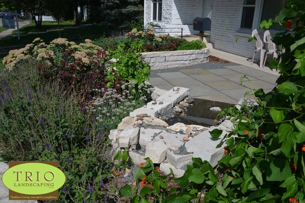 Expert landscape installation in Minneapolis, MN by Trio Landscaping
