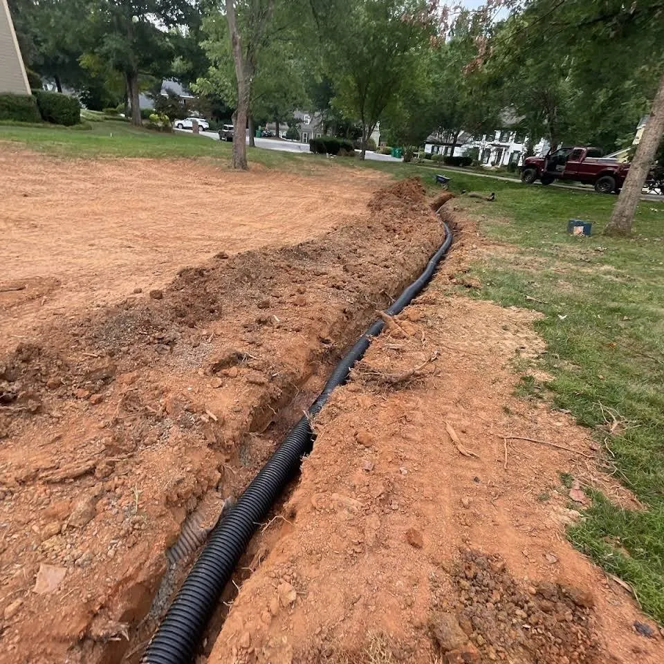 Affordable landscape design for beautiful yards in Belmont, NC by Trip Triple Earth Drainage & Grading Solutions