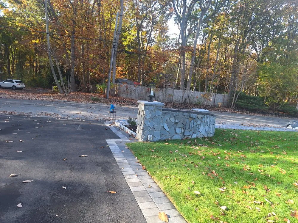 Professional yard maintenance with custom design across Deer Park, NY - Triple A Landscaper and Fence Service
