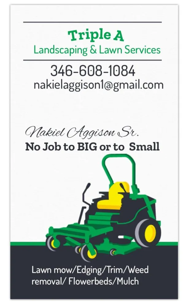 Top-rated yard cleanup service experts serving Katy, TX - Triple A Landscaping & Lawn Services