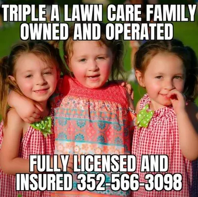 Triple A Lawn Care Logo