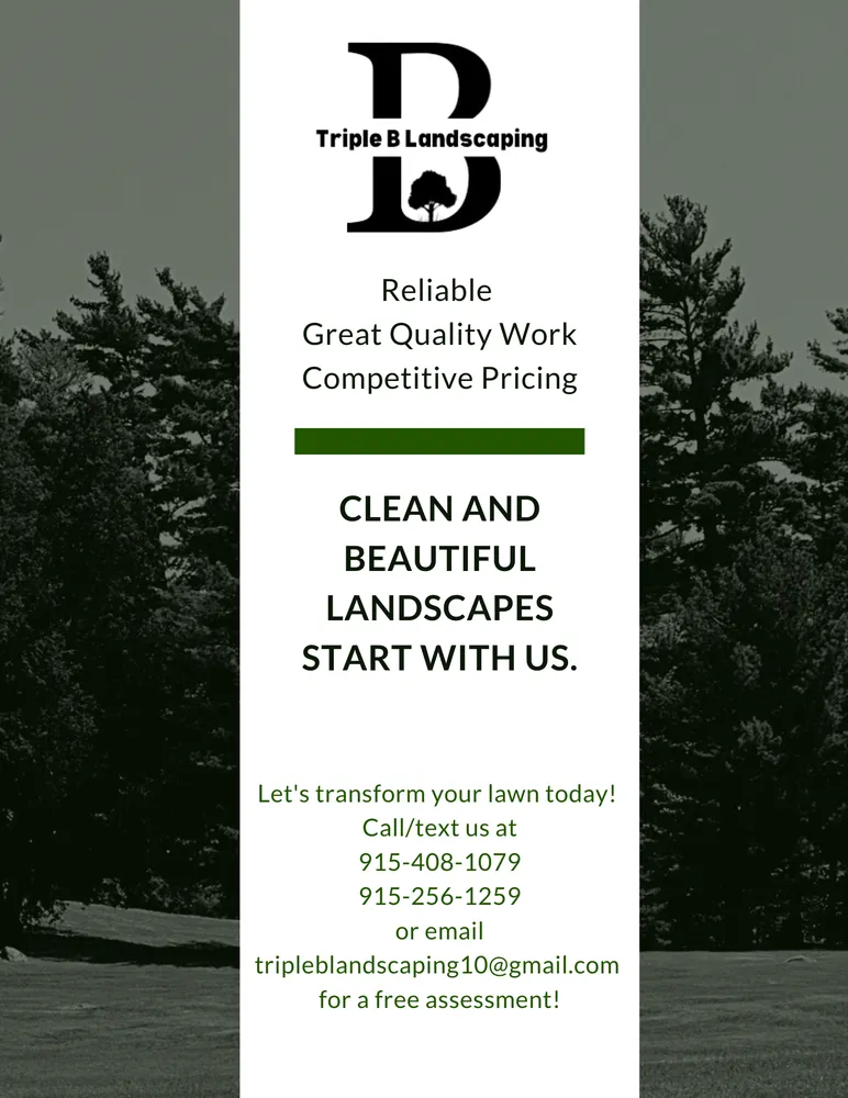 Professional lawn mowing service near you across Horizon City, TX - Triple B Landscaping