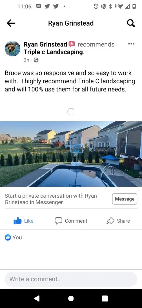 Professional landscape design near you across Milford, OH - Triple C Landscaping