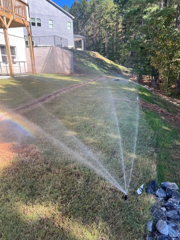 Local lawn care service with custom design in Acworth, GA by Triple Crown Landscaping