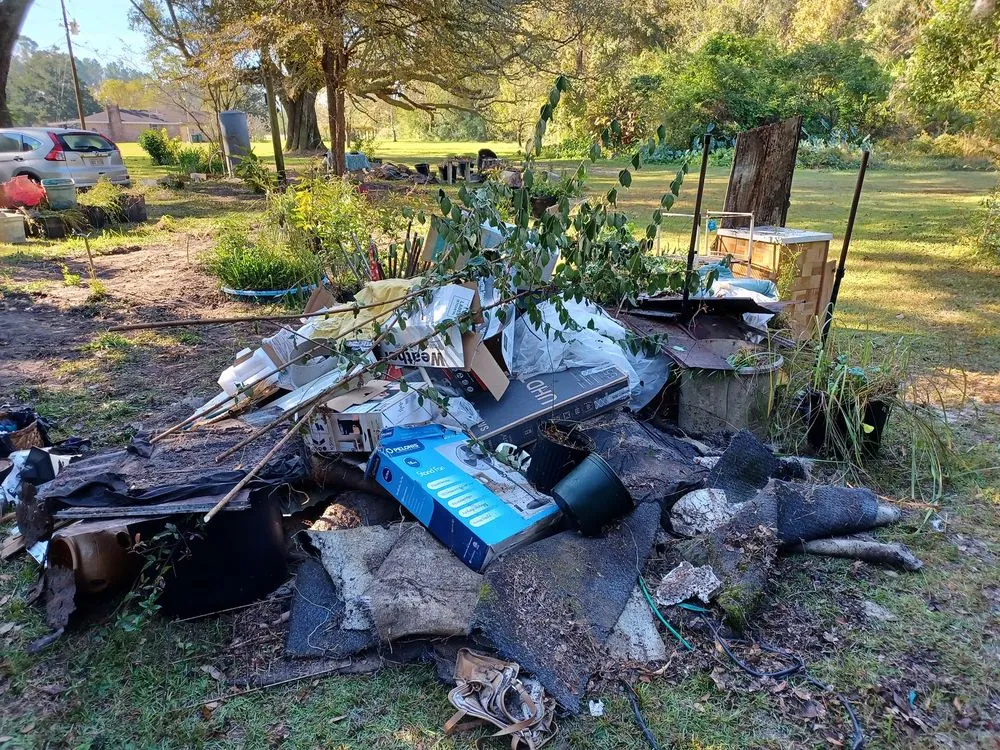 Custom garden landscaping for beautiful yards in Ocean Springs, MS by Triple C's Lawn Care Services