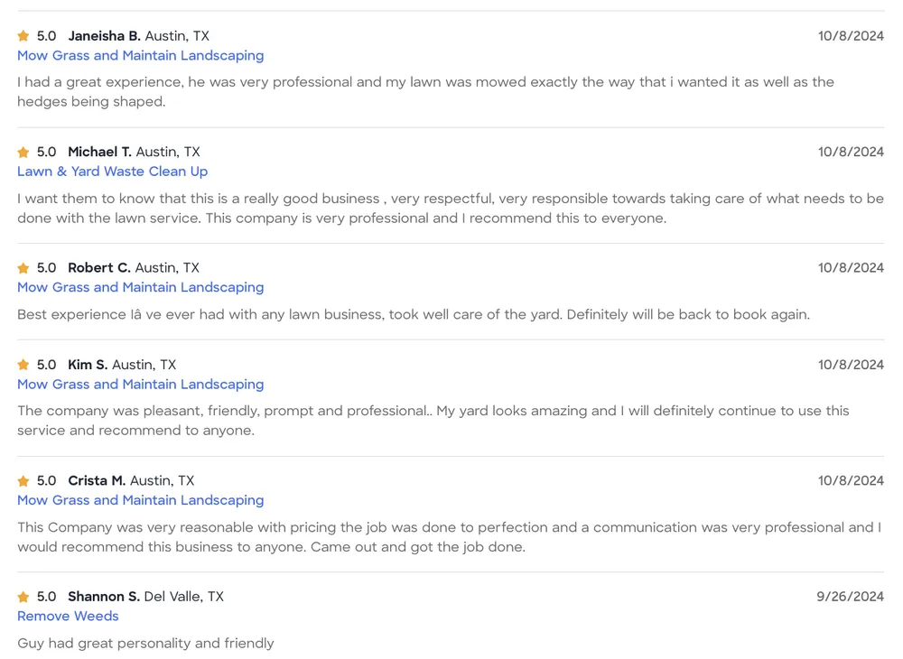 Custom yard maintenance for outdoor upgrades across Austin, TX - Triple E Lawn Care & More