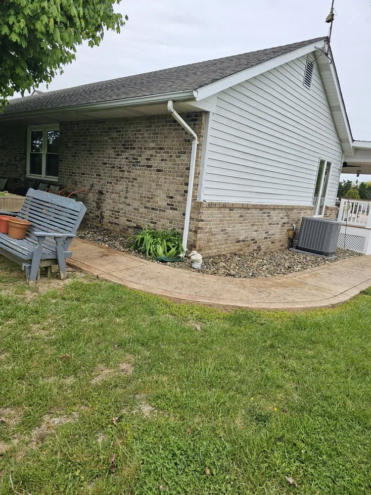 Affordable landscape installation with custom design in Bel Air, MD by Triple E Natural Innovations