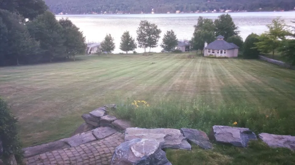 Affordable garden landscaping with custom design across Glens Falls, NY - Triple G Lawn Fertilization