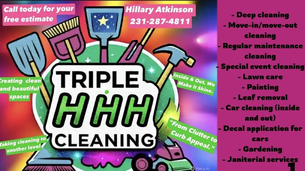 Affordable yard maintenance for beautiful yards across Bitely, MI - Triple HHH Cleaning