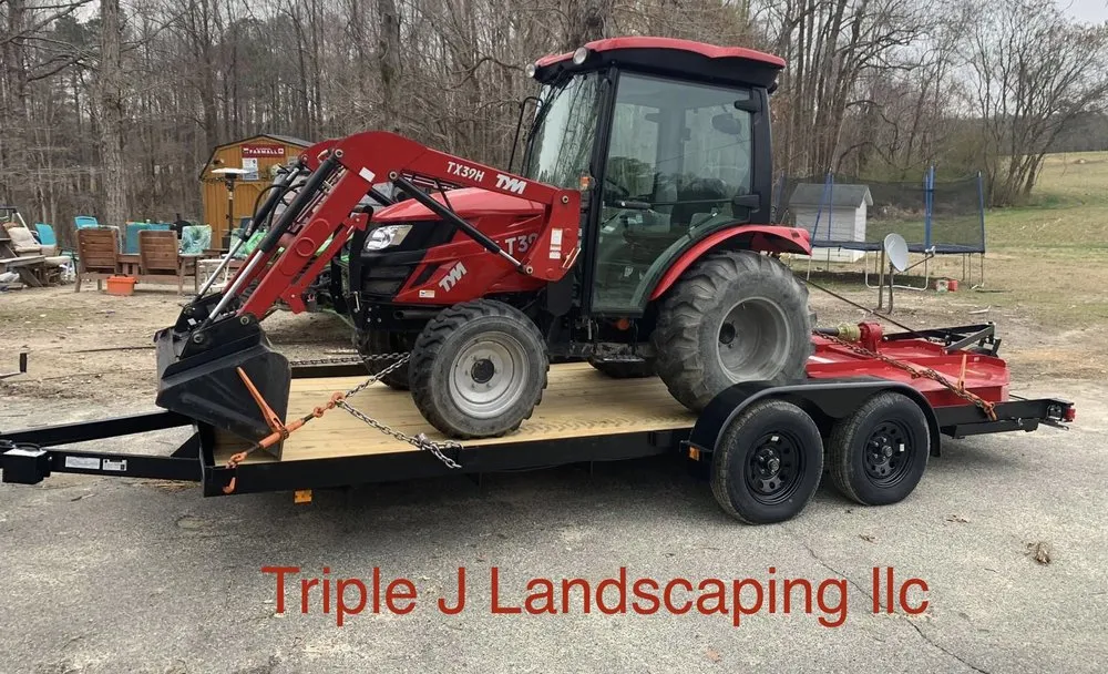 Custom yard maintenance in Louisburg, NC by Triple J Landscaping