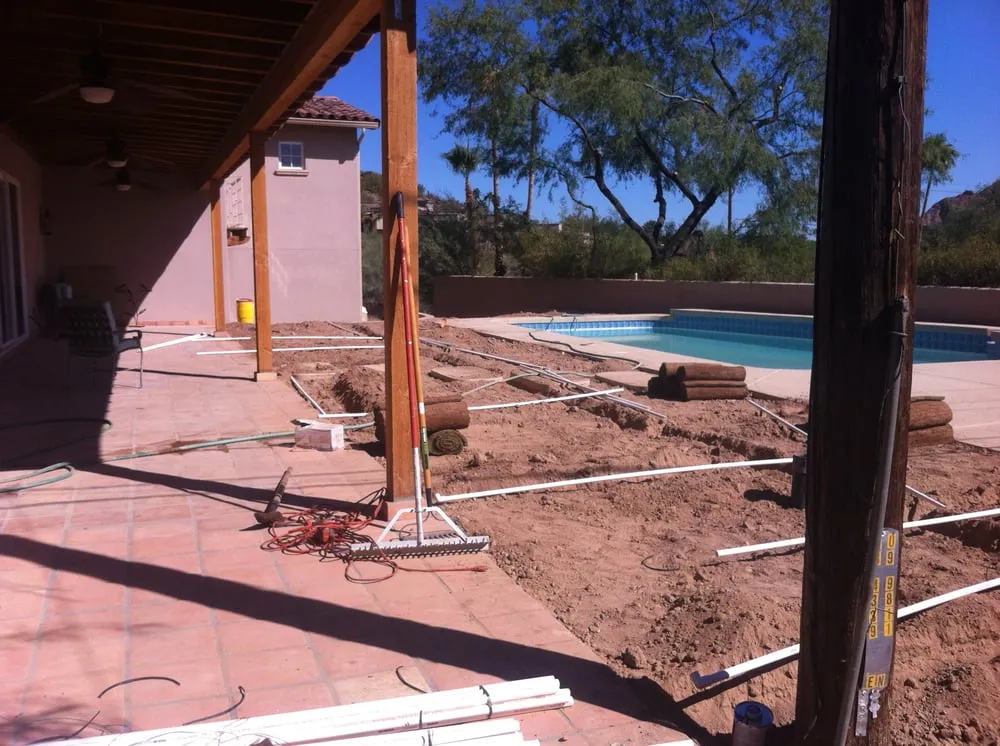 Custom landscape installation for year-round maintenance across Phoenix, AZ - Triple