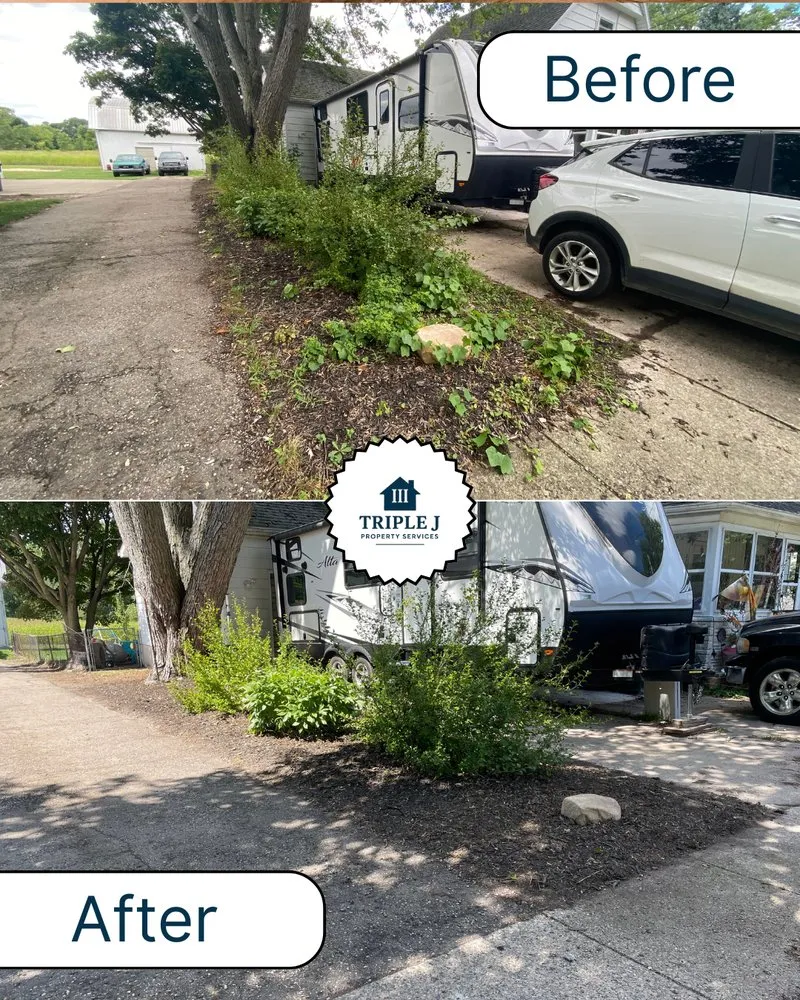 Professional garden landscaping in Mulliken, MI by Triple J Property Services