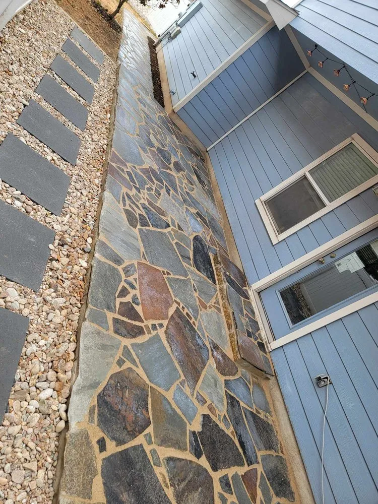 Custom lawn mowing service with custom design across Austin, TX - Triple P Outdoor Design