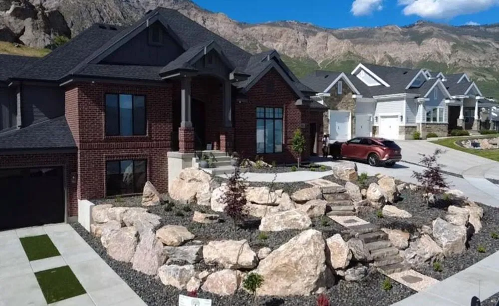 Professional residential landscaping in Ogden, UT by Triple Praise Landscaping