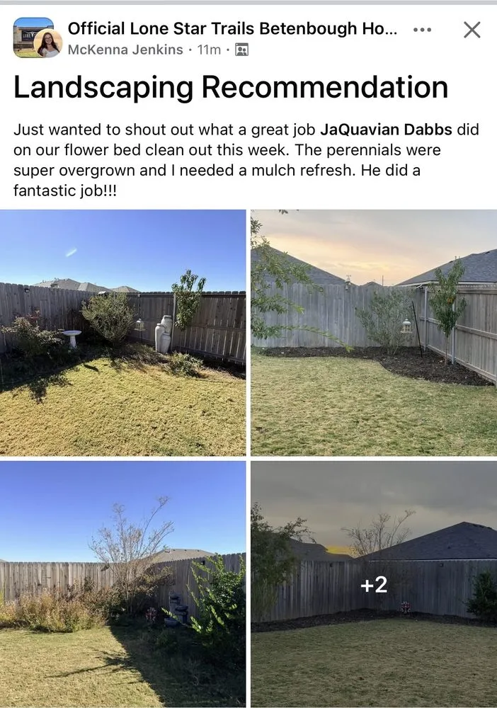 Affordable landscape design for outdoor upgrades in Midland, TX by Triple Q Lawn & Yard Care