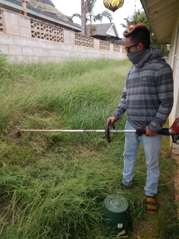 Custom outdoor landscaping in Ewa Beach, HI - Triplejs Yard Landscaping Maintenance Service