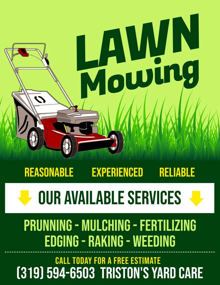 Affordable residential landscaping in Columbus Junction, IA by Triston's Yard Care