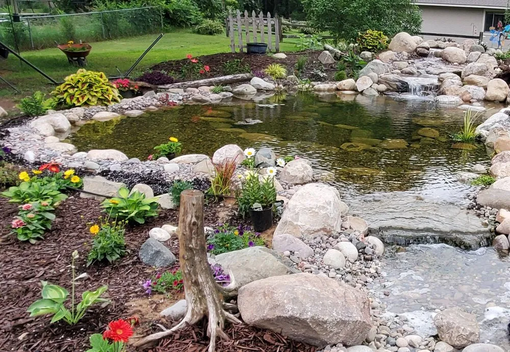 Reliable landscaping services with custom design in Traverse City, MI by Triton Waterscapes