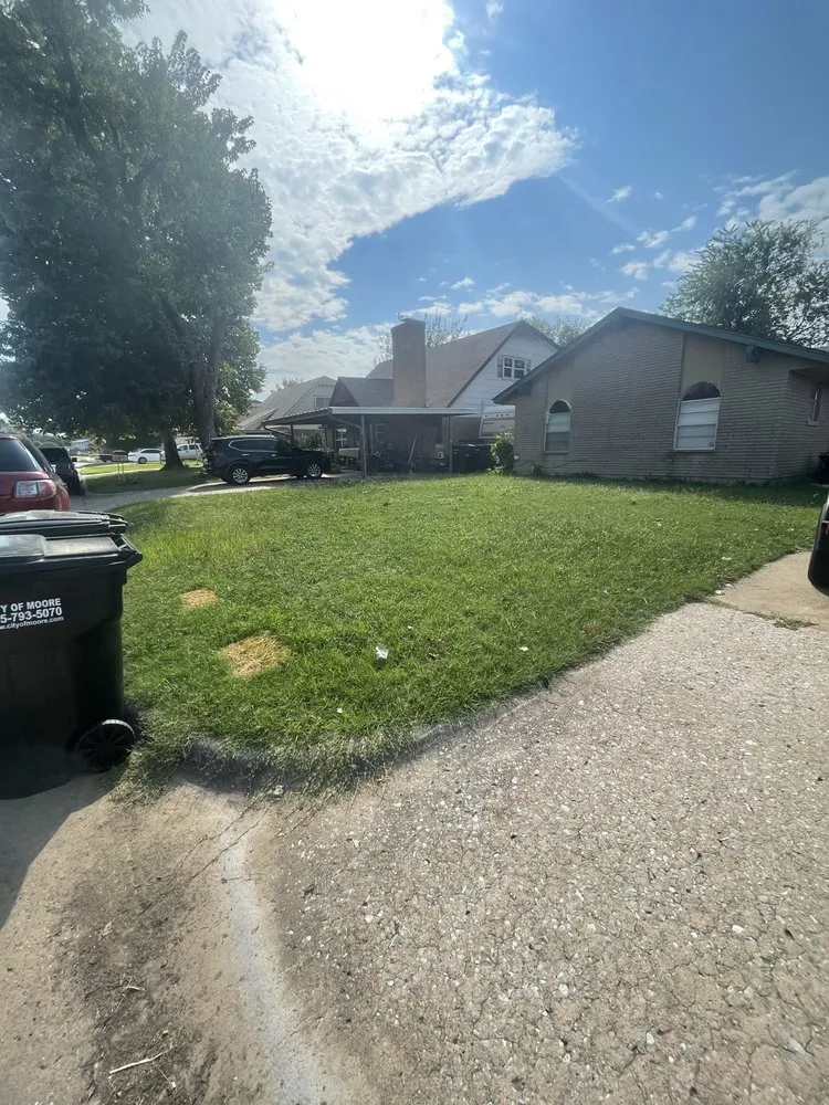 Custom outdoor landscaping near you in Moore, OK by Trojan Lawn Care