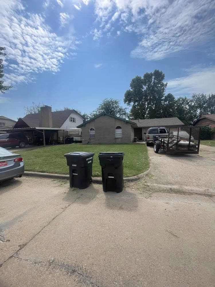 Professional landscape design with custom design across Moore, OK - Trojan Lawn Care