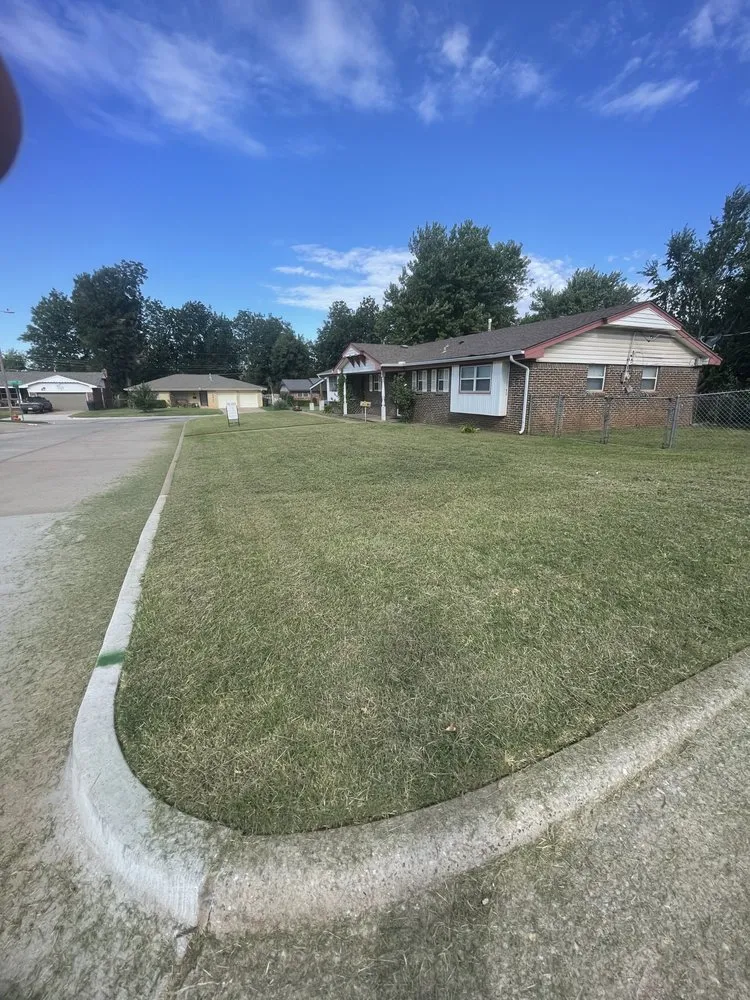 Affordable garden landscaping for beautiful yards in Moore, OK by Trojan Lawn Care