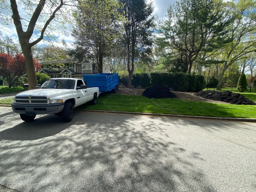 Local landscape installation in East Northport, NY by Tromblee Property Services