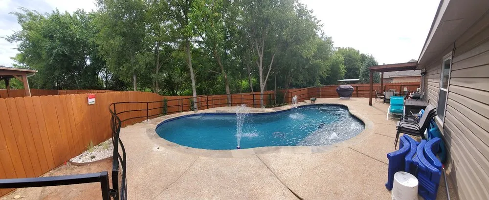 Custom landscaping services in Burleson, TX by Trophy First Fencing & Construction