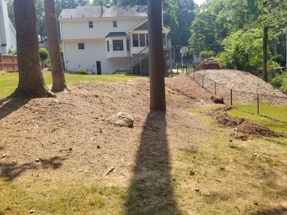 Local landscape installation in Acworth, GA by Tropical Creations