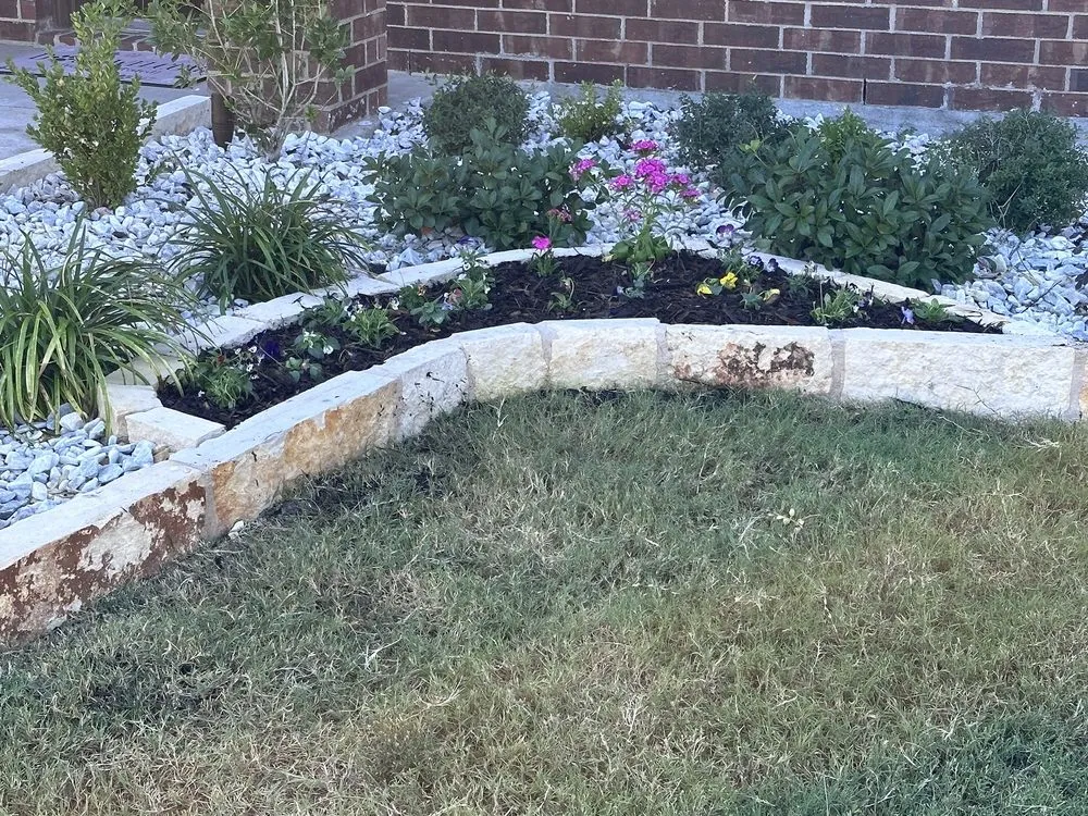 Custom landscaping services in Rockwall, TX by Tropical John's Organic Gardens