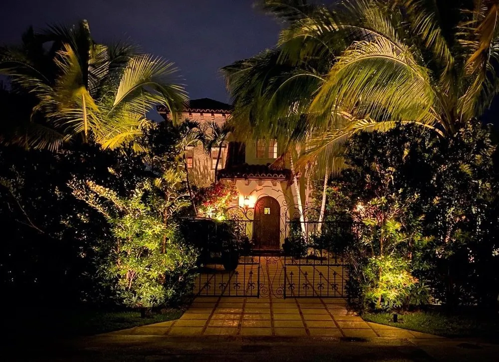 Professional lawn mowing service for homes in Lake Worth, FL by Tropical Landscape Lighting